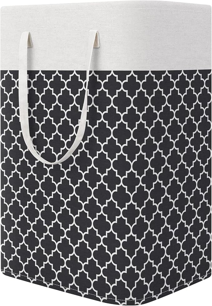 StorageRight Laundry Basket Hamper Large Collapsible Laundry Hamper with Easy Carry Handles，Freestanding Clothes Hampers for 