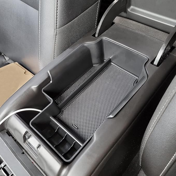 PIMCAR Center Console Organizer Compatible with Chevy Colorado/GMC Canyon 2015-2021 2022, Armrest Insert Tray Secondary Storage Box-Black