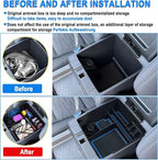 SHAOHAO for 2025 2026 Nissan Frontier Center Console Organizer Tray 2022-2025 2026 Nissan Frontier (S/SV/Pro-X/Pro-4X/SL) Console Tray Frontier 2023 2024 2025 2026 Accessories Armrest Box Organizer