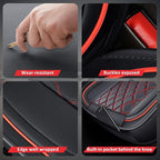 MIROZO Front Seat Covers,2PCS Car Seat Covers Red Waterproof Seat Protector Automotive Vehicle Cushion Cover Universal Fit fo