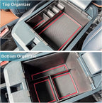 CDEFG for 2022-2026 Maverick Center Console Organizer Tray 2022 2023 2024 2025 2026 Ford Maverick Armrest Trays Storage Box C
