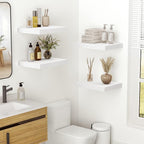 Vivelove 10 in Deep Floating Shelves for Wall, 10.2" x 10.2" x 1.5" Shelves for Room Wall Mounted, 1.5 Inch Thick Shelf for B
