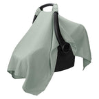 Comfy Cubs Baby Car Seat Cover - Soft, Breathable Bamboo Rayon and Muslin Cotton Blend - Lightweight Canopy for Sun, Bug, and
