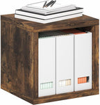Furinno Cubicle Book Shelf, Stackable Bookshelf, Cube Storage Organizer Bookcase with Open Back, Extra Thick, 15.8" x 15.8" x
