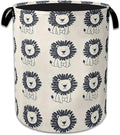 Cute Lion Laundry Basket Collapsible Laundry Hamper Clothes Toy Storage Bin for Bathroom Bedroom Room Decor 16" X 20.8"