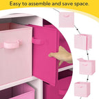 Cupic Cupid 13 Inch Storage Cube, Fabric Cube Storage Bin with Handles, Storage Cube Organizer for Clothes and Toys, Collapsi