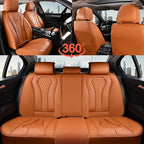 Coverado Car Seat Covers Full Set, Brown Seat Covers, Automotive Car Seat Cover, Car Seat Covers Front Seats Back Seat Covers