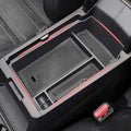 Autorder Center Console Organizer for 2023 2024 2025 2026 Honda CRV Accessories Center Console Storage Box Secondary Insert Tray Black & Red Non-Slip Silicone Mats