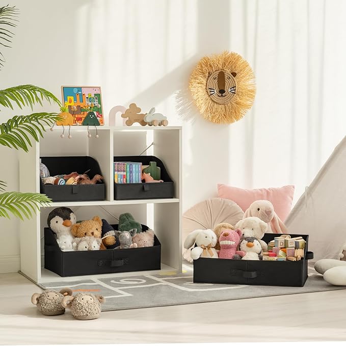 GRANNY SAYS Closet Organizer Bins, Trapezoid Storage Bin, Storage Baskets for Shelves, Collapsible Clothes Organizers and Sto