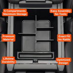 Vehicle OCD – Center Console Organizer for Honda Pilot (2023-2026), Ridgeline (2024-2026), and Passport (2024-2026) – Made in USA - SLX185