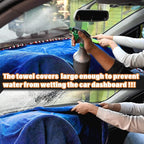 NEWISHTOOL Window Tint Tools Car Dash Tower, Car Dashboard Protector Cover Mat, Absorbent Cloth Towel for Car Dashboard Protecting, Water Absorbing Mat Soak Shield Pad Extra-Large 80inch x 48 inch