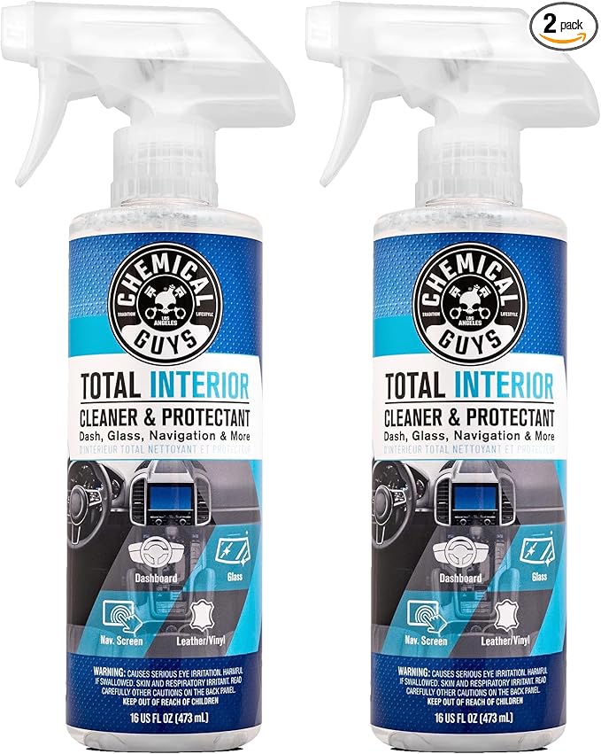 Chemical Guys SPI22016 Total Interior Cleaner and Protectant, Safe for Cars, Trucks, SUVs, Jeeps, Motorcycles, RVs & More, 16