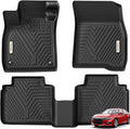 YITAMOTOR Floor Mats Compatible with Honda Accord 2023 2024 2025 2026 (Gasoline & Hybrid), All-Weather Custom Fit Car TPE Floor Mats & Cargo Trunk Liners Accessories, 1st & 2nd Row, Black