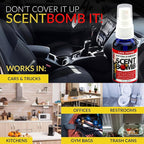 Scent Bomb Air Freshener Spray, Long-Lasting Odor Eliminator - Effective Deodorizer for Home & Car, Fresh Room Spray for Kitc