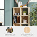 Signature Design by Ashley Piperton Contemporary 4-Tier Floor Standing 8 Cube Organizer, Wood, Works with 10.5" W x 10.5" D x