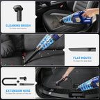 Handheld Vacuum Cordless, 15000PA Powerful Suction Car Vacuum Cleaner Lightweight with Multi Accessories, Hand held Vacuum Cl