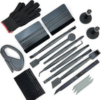 CARTINTS Car Install Tools for Vinyl Wrap, Vehicle Tinting Window Film Application Kit Includes Vinyl Wrap Magnets, 7 in1 Mini Squeegee, Felt Squeegee, Razor Blade Wrapping Cutter, 9mm Film Knife