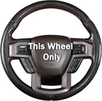 Steering Wheel Cover for Ford F150 2015-2020/ F250 2017-2022/ F350 2017-2022/ F450 2017-2022/ F550 2017-2022/ Ford Expedition 2018-2021 Steering Wheel Protector for Ford Steering Wheel Accessories