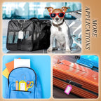 Kigeli 200 Pcs Luggage Tags Bulk, Suitcases Backpack Baggage Name Tags with ID Card for Travel Wedding Back to School