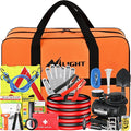 Nilight Car Emergency Kit with Jumper Cable Air Compressor Tire Repair Essential Tools First Aid Alligator Connector Electric