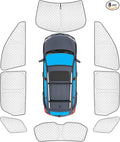 KMF 8pcs Thicken Full Window Sun Shades for Nissan Pathfinder 2022-2025 Accessories,Custom Windshield Sunshade with Car Window Covers for Side Rear, UV Block and Blackout Privacy for Camping Outdoor