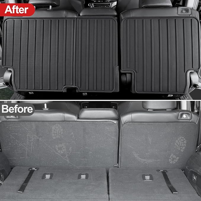 Kick Mats for 2016-2022 Honda Pilot 8 Passengers (No Elite Models) Car Mat Accessories, 2nd Kick Mats for 2022 Honda Pilot Accessories