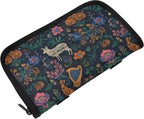 Car Tissue Holder Car Visor Organizer Tissue Box Holder for Car Sun Visor Organizer with Car Vehicle Accessories Essentials Interior for Women Men Dark Harp Sheep Flowers Embroidery