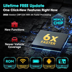 Launch OBD2 Scanner CRP123X V3.0 Elite, 2026 Lifetime Free WiFi Update Scan Tool, FCA SGW, CANFD&DoIP,