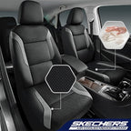 Skechers Memory Foam Car Seat Covers, Air Cool Mesh Thick Seat Covers, Car Seat Full Sets, Airbag Compatible, Automotive Comf