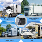 2PCS Side Window Sunshades for Semi-Truck,23.6x21.6inch Car Side Window Shade RV Semi Truck Accessories