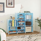 AWTATOS Closet Organizer 8 Cube Storage Shelves Closet Storage Clothes Organizers Stackable Cubby Shelving for Closet Bedroom