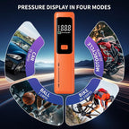 Tire Inflator Portable Air Compressor - ZGWATO Tire Air Pump with Digital Pressure Gauge, Auto Shut Off, 3X Faster Inflation, Cordless Tire Inflator for Car, Motorcycle, Bike, Bicycle and Ball, Orange