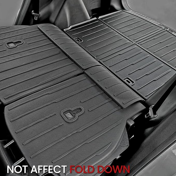 Cargo Liner Backrest Mats for Honda CRV 2026 2025 2024 2023 Car Mat Accessories, All Weather TPE Trunk Cargo Liner SeatBack Mat for CR-V Gas Hybrid(Backrest Mats+Trunk Mat)
