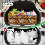Reusable Grocery Bags Heavy Duty Shopping Bags Foldable Large Tote Bags with Long Handles & Hard Bottom