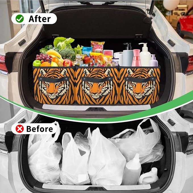 Reusable Grocery Bags Heavy Duty Shopping Bags Foldable Large Tote Bags with Long Handles & Hard Bottom