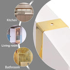 Dseap Over The Door Hook Hanger - Fits 1 3/8" to 1 3/4" Standard Doors | 5 Tri Hooks Heavy Duty Towel/Coat Rack | Door Organi