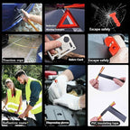 Emergency Roadside Kit for Car,Emergency Kits for Vehicles,Jumper Cables headlamps car Glasses Holder,Roadside Emergency Kit 