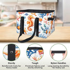 Reusable Grocery Bag, Foldable Large Shopping Tote Bag for Groceries Kitchen Picnic Car Trunk