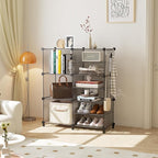 AWTATOS Closet Organizer 6 Cube Storage Shelves Portable Closet Clothes Organizers and Storage Stackable Cubby Shelving for C