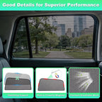 Car Window Shades for 2023-2025 CX50 - Rear Side Window Sun Shade for Baby, Breathable Mesh Car Privacy Window Covers, UV Protection and Heat Insulation for Road Trips, Napping, Camping