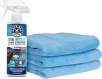 Chemical Guys Total Interior Cleaner and Protectant, 16 Fl Oz + 3 Pack of Microfiber Towels (Safe for Cars, Trucks, SUVs, Jee