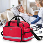 Trunab Home Health Nurse Bag Medical Bag Organizer with Handle and Shoulder Strap for Home Visit, Travel, Nursing Student
