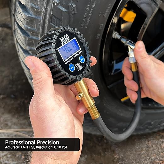 JACO Superior Products ElitePro Digital Tire Pressure Gauge - Professional Accuracy - 200 PSI