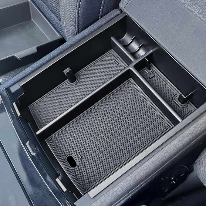 EDBETOS 2026 Traverse Center Console Organizer Compatible with 2024 2025 2026 Chevy Traverse Armrest Storage Box Interior Pallet Insert Tray Secondary Accessories Coin Container (Not for 2024-Limited)