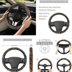 Camouflage Hunting Deer 13 Pack Car Seat Cover Set for Front and Rear, Auto Interior Accessories Full Set for Women Men Car Seat Protective Covers Universal Fits for Most Vehicles