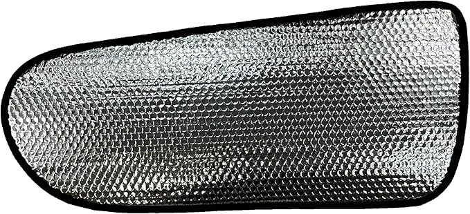 Set of 2 Custom Fit Automotive Reflective 3rd Row Rear Seat Side Window Sunshade Compatible with Toyota Sienna 2011-2020