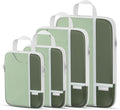 Percover Compression Packing Cubes 4-Piece Set, Packing Cubes Compression for Travel with Label Pockets, Travel Organizer for