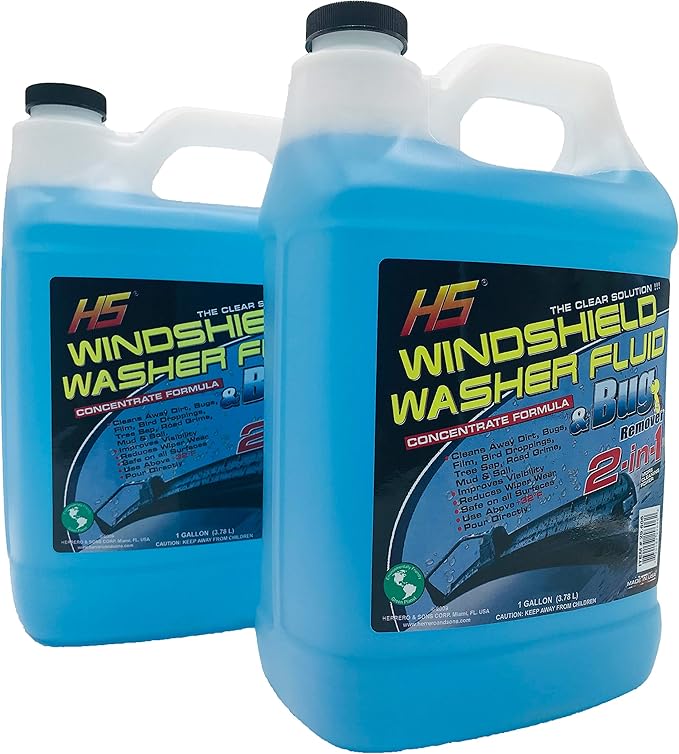 HS 29.606 Bug Wash Windshield Washer Fluid, 1 Gal (3.78 Liters)