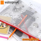 20PCS Mesh Zipper Pouch Bags, A4 13x9 Inches Waterproof Mesh Bags with Zipper, Plastic Zipper Pouch for Organizing, Mesh Bag 