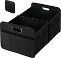 Simple Deluxe Trunk Organizer for Car/SUV, Collapsible 600D Waterproof Oxford Polyester 50L Storage Box, 2 Compartments Multi